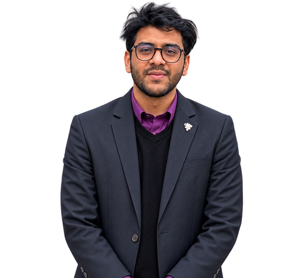 professional south asian man in suit